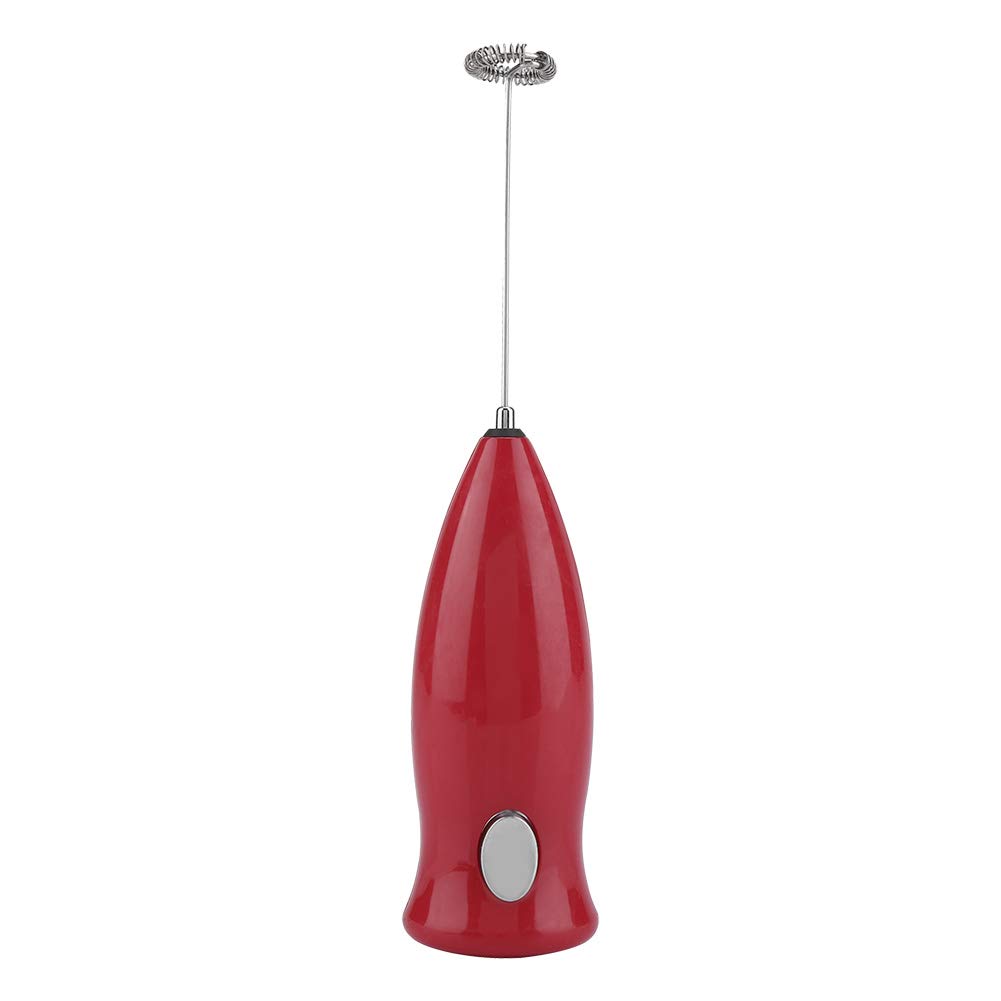 Electric Hand Mixer Whisk - 48x48x220mm ABS & Stainless Steel Design - 2 AA Battery Powered - Perfect for Baking, Cooking, Whipping Cream & Mixing Ingredients