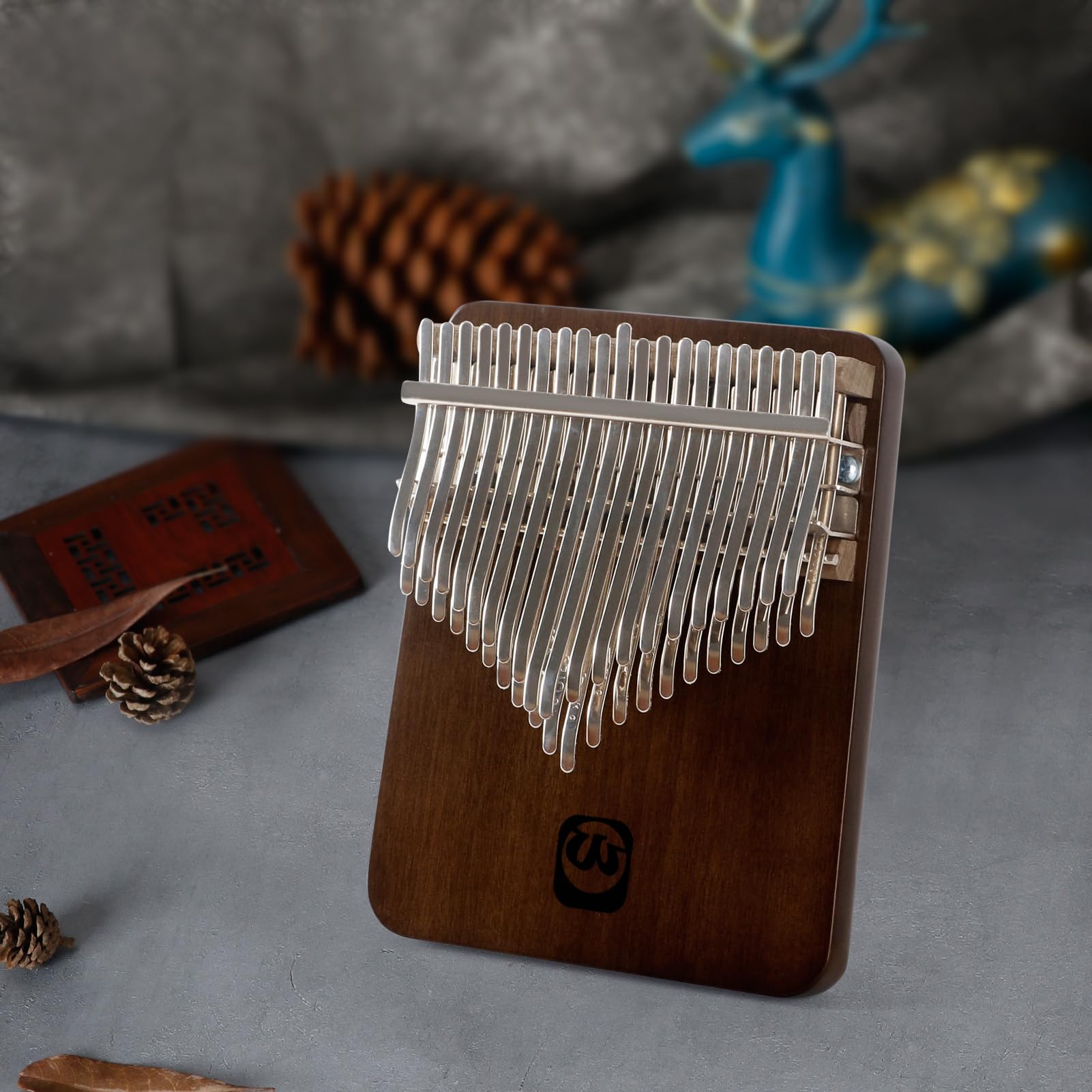 42 Key Kalimba Thumb Piano - Premium Walnut Wood Finger Piano with Songbook & Tuning Hammer | Portable Musical Instrument for Beginners, Meditation, Gifts & Music Therapy