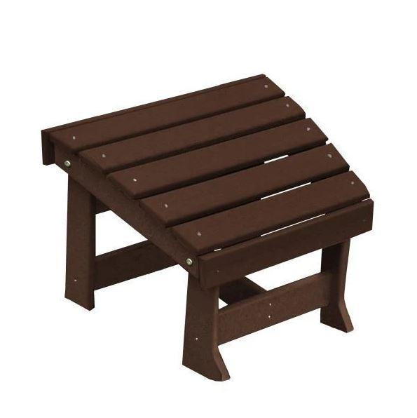 A & L Furniture Poly New Hope Footstool - Soft and Durable Ottoman with Sturdy Legs - Perfect for Living Room, Bedroom, or Office Decor