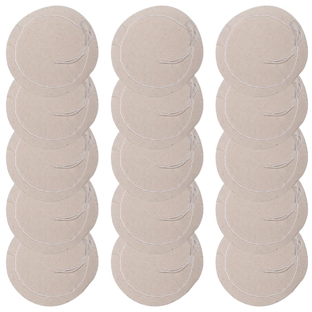 Hemoton 20-Pack Reusable Coffee Filter Cloth - Fine Mesh Cotton Tea & Espresso Dripper Bags for Pour Over, French Press, Cold Brew - Eco-Friendly Coffee Cone Filters for Home & Cafe Use