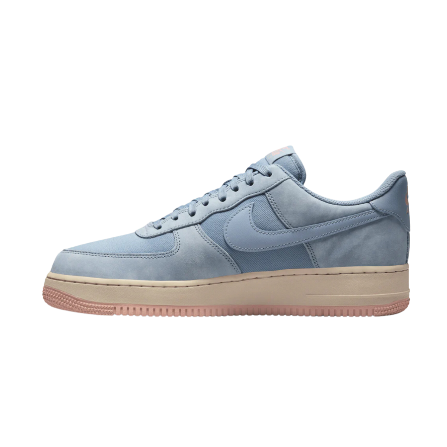 Nike Air Force 1 '07 LX Sneakers - Ashen Slate Red Stardust Colorway | Men's/Women's Basketball Shoes for Casual Wear & Street Style Fashion