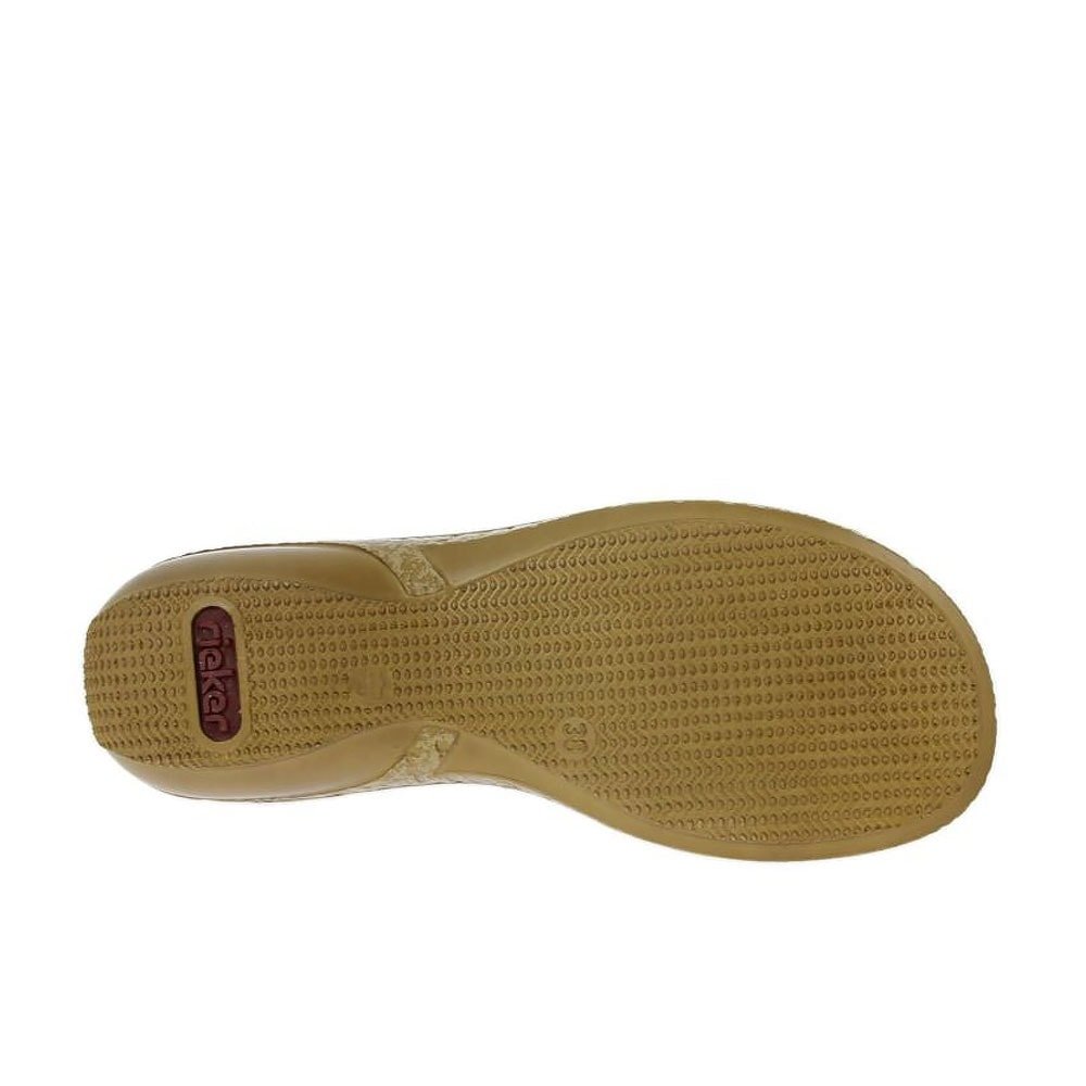 Rieker Women's Chevron Casual Sandals - Comfortable Summer Walking Shoes for Beach, Travel & Everyday Wear