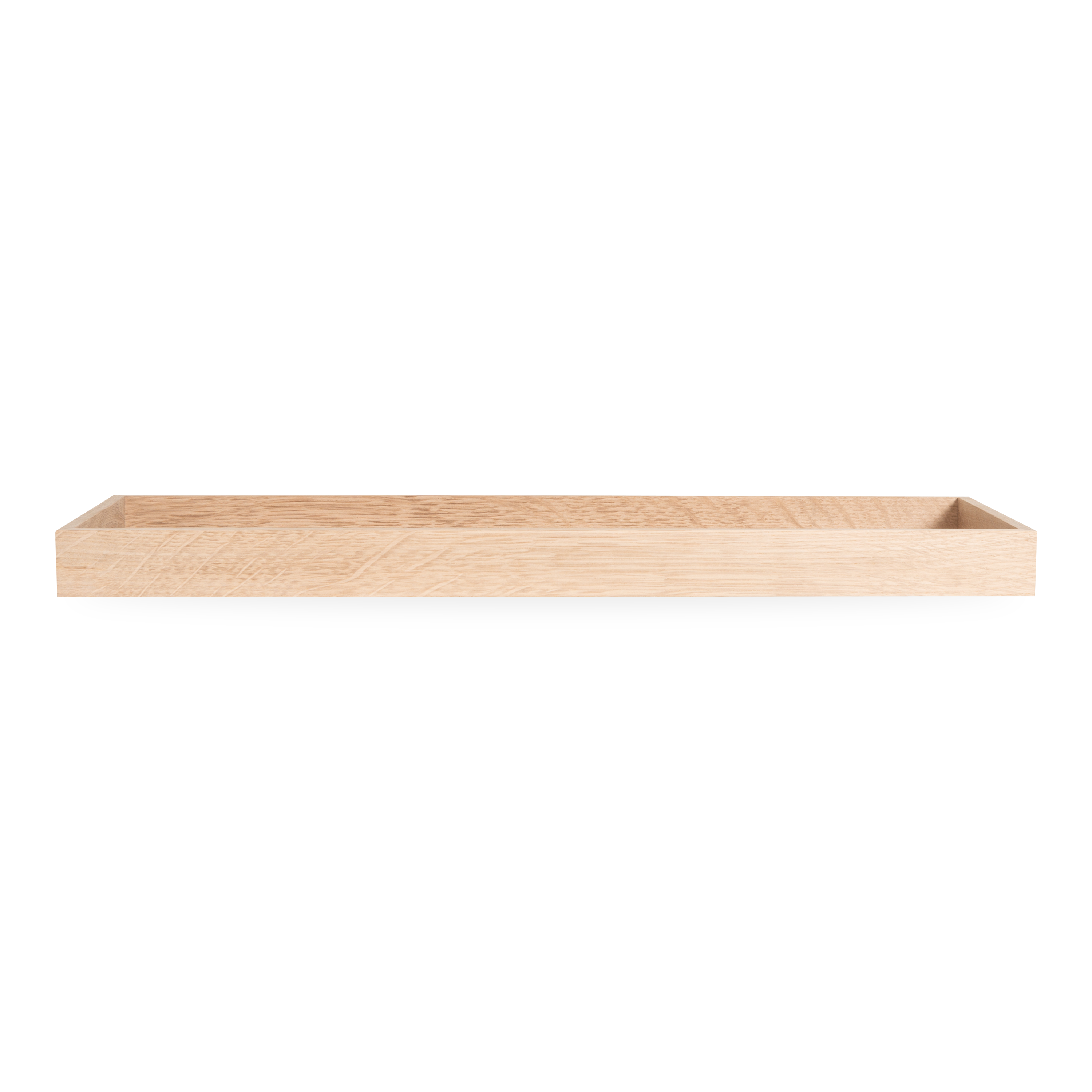 Natural Oak Wood Rectangular Serving Tray - Perfect for Coffee Table, Breakfast in Bed, or Entertaining Guests