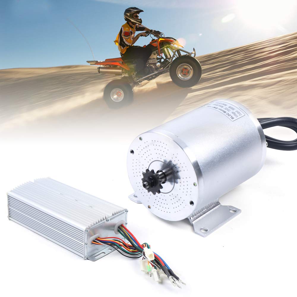 72V 3000W Brushless DC Motor Kit - High Speed 4900RPM Electric Scooter Motor with Speed Controller for E-Bikes, Scooters & Mini Cars | Perfect for Commuting, Off-Road Adventures & DIY EV Projects