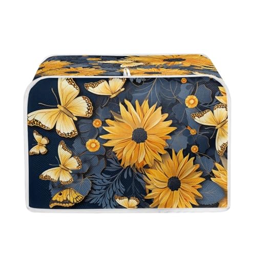 Butterfly Sunflower-Yellow and Blue