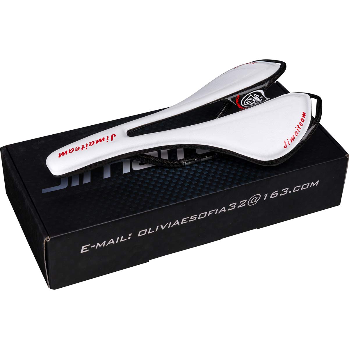 Lightweight Carbon Fiber Road Bike Saddle - Comfortable PU Leather Bicycle Seat for Road & Mountain Bikes | Perfect for Long Distance Cycling & Commuting