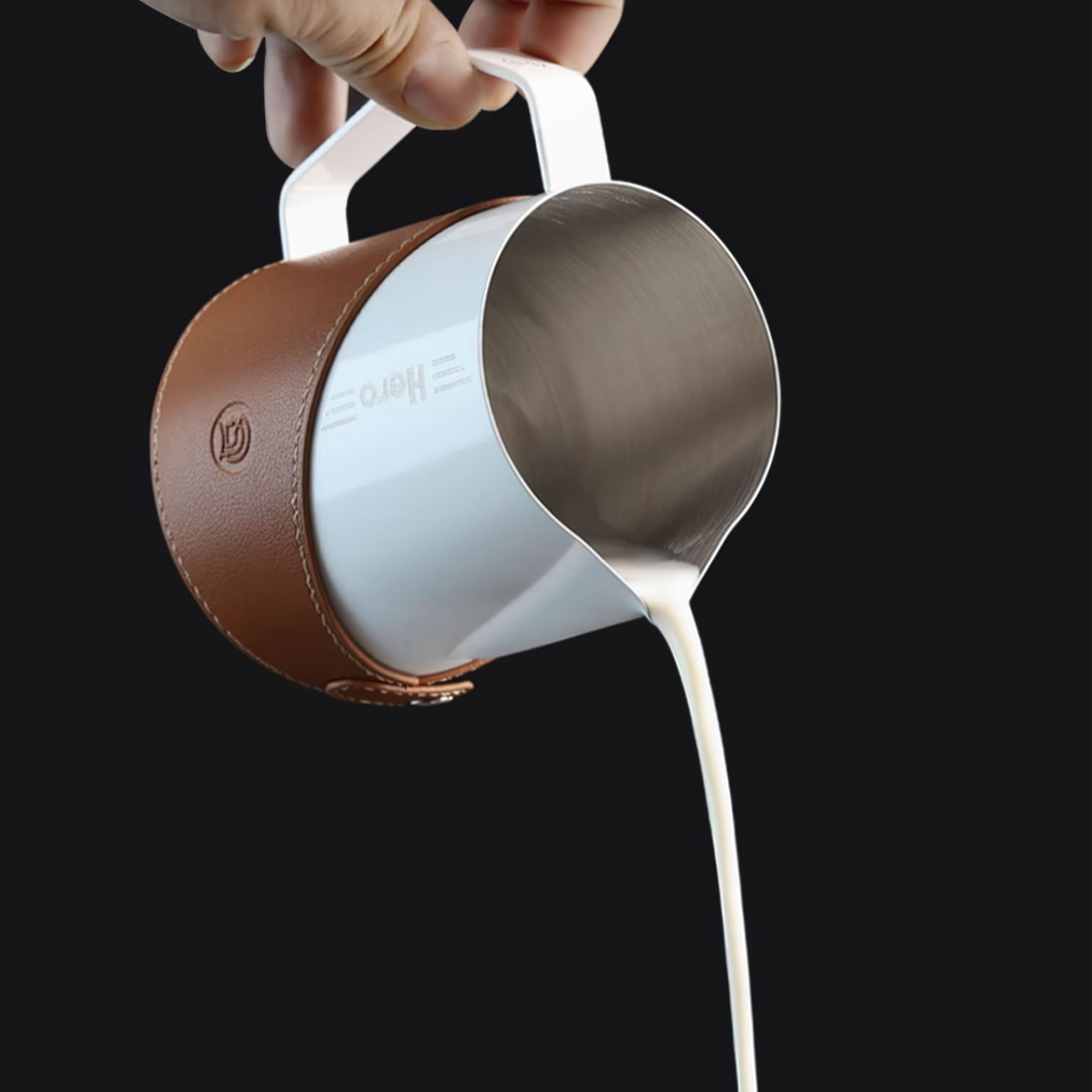 Premium Stainless Steel Milk Frothing Pitcher - 12oz/16oz/20oz Barista Coffee Frother for Latte, Cappuccino & Hot Chocolate - Perfect for Home & Professional Use