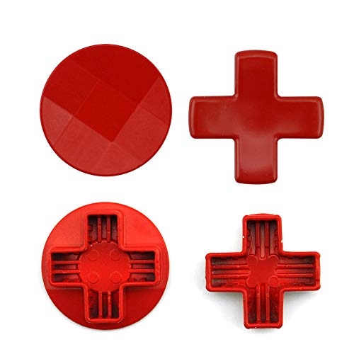 2-Pack Red D-Pad Cross Key Direction Button Replacement for Xbox One Elite Controller - Gaming Accessories & Repair Parts for Enhanced Gameplay
