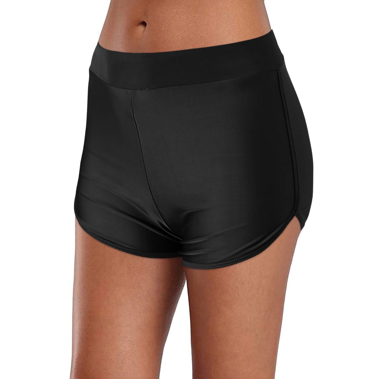 LDDAN Teen Period Swimsuit - High Waisted Bikini Bottom Swim Shorts for Women | Comfortable Bathing Suit for Swimming, Beach & Water Sports