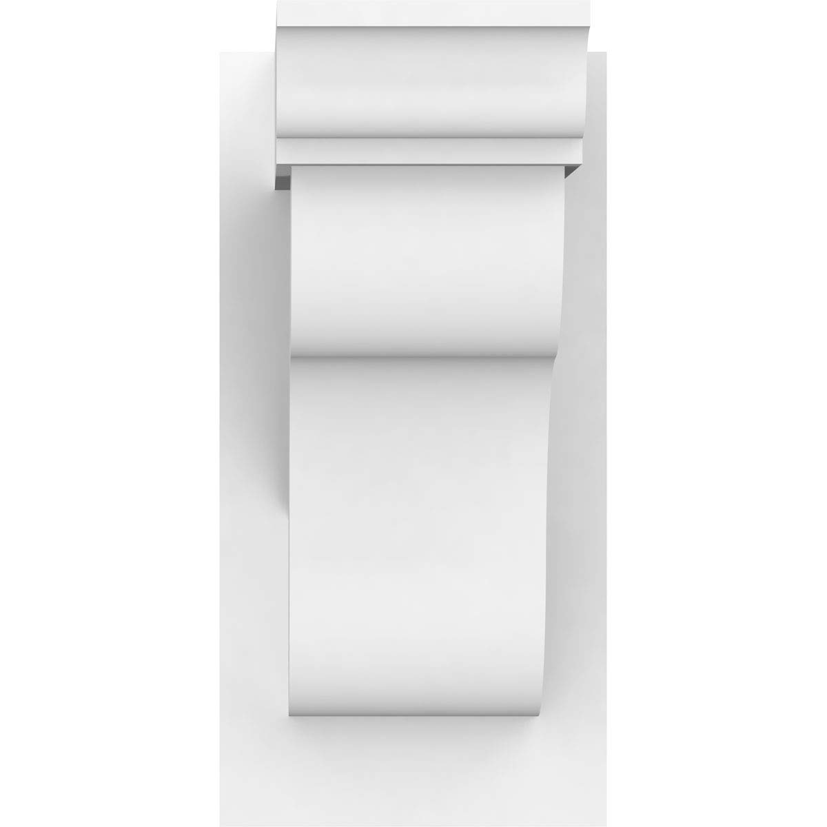 Ekena Millwork OUTP07X12X14CAR01 Carmel Architectural Grade PVC Outlooker with Traditional Ends - 7