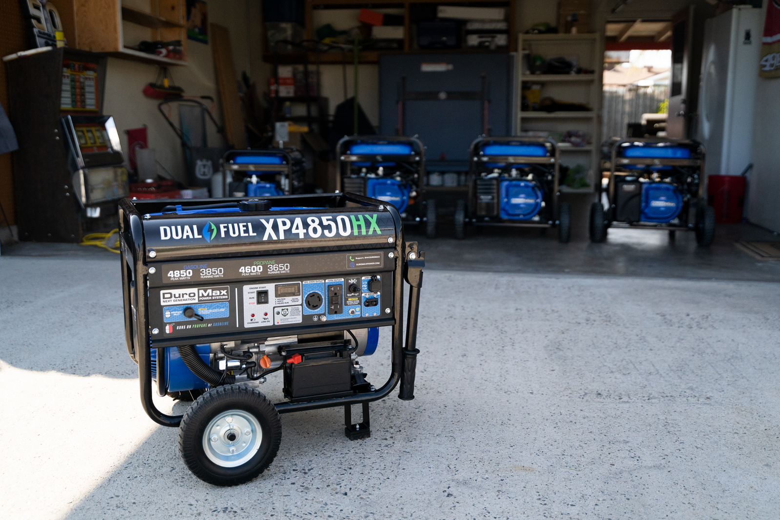 8500W Dual Fuel Portable Inverter Generator with CO Alert - Reliable Power for Camping, RV Trips & Emergency Backup