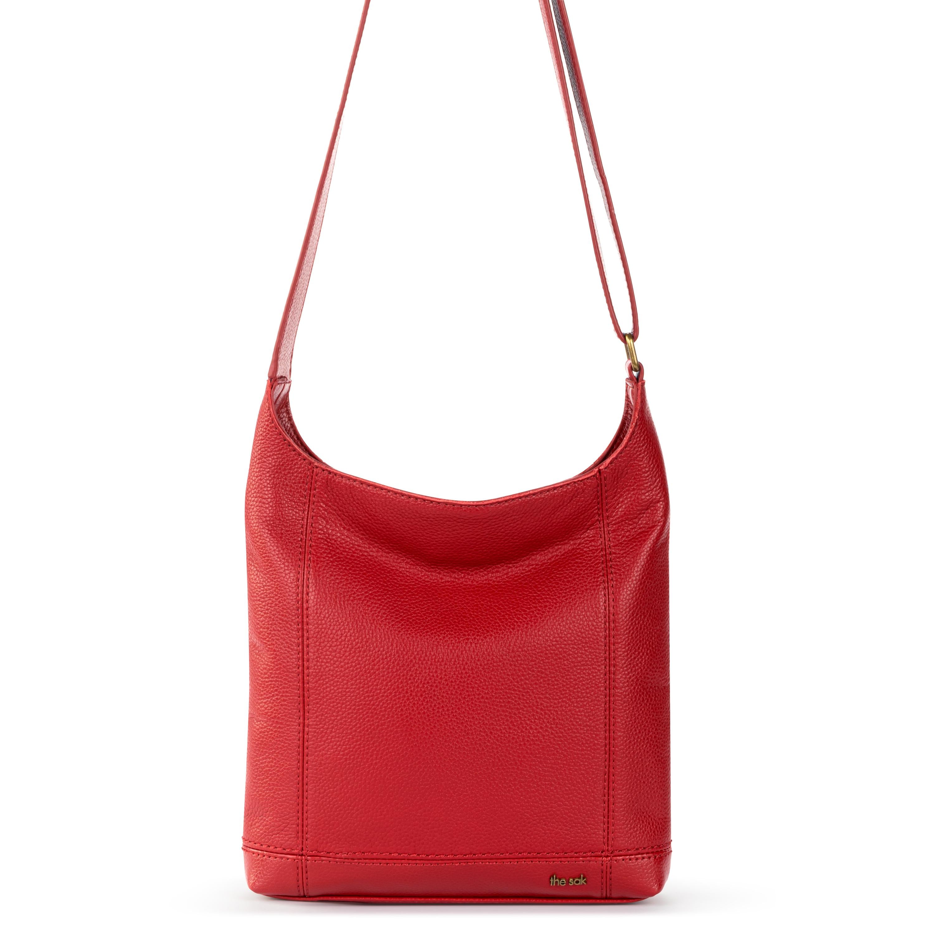 De Young Genuine Leather Crossbody Bag in Scarlet Red - Perfect for Daily Use, Travel, and Casual Outings