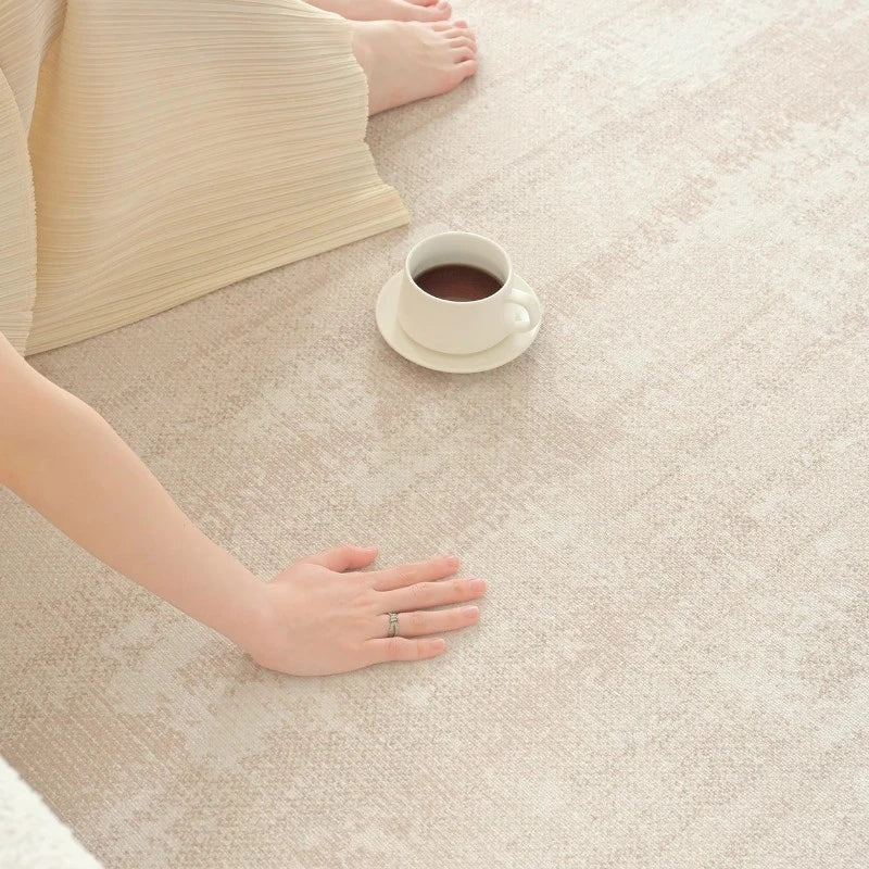 Karsyn LuxeGuard Velvet Minimalist Waterproof Area Rug - Soft Non-Slip Floor Mat for Living Room, Bedroom & Office - Easy to Clean Indoor Decor Rug