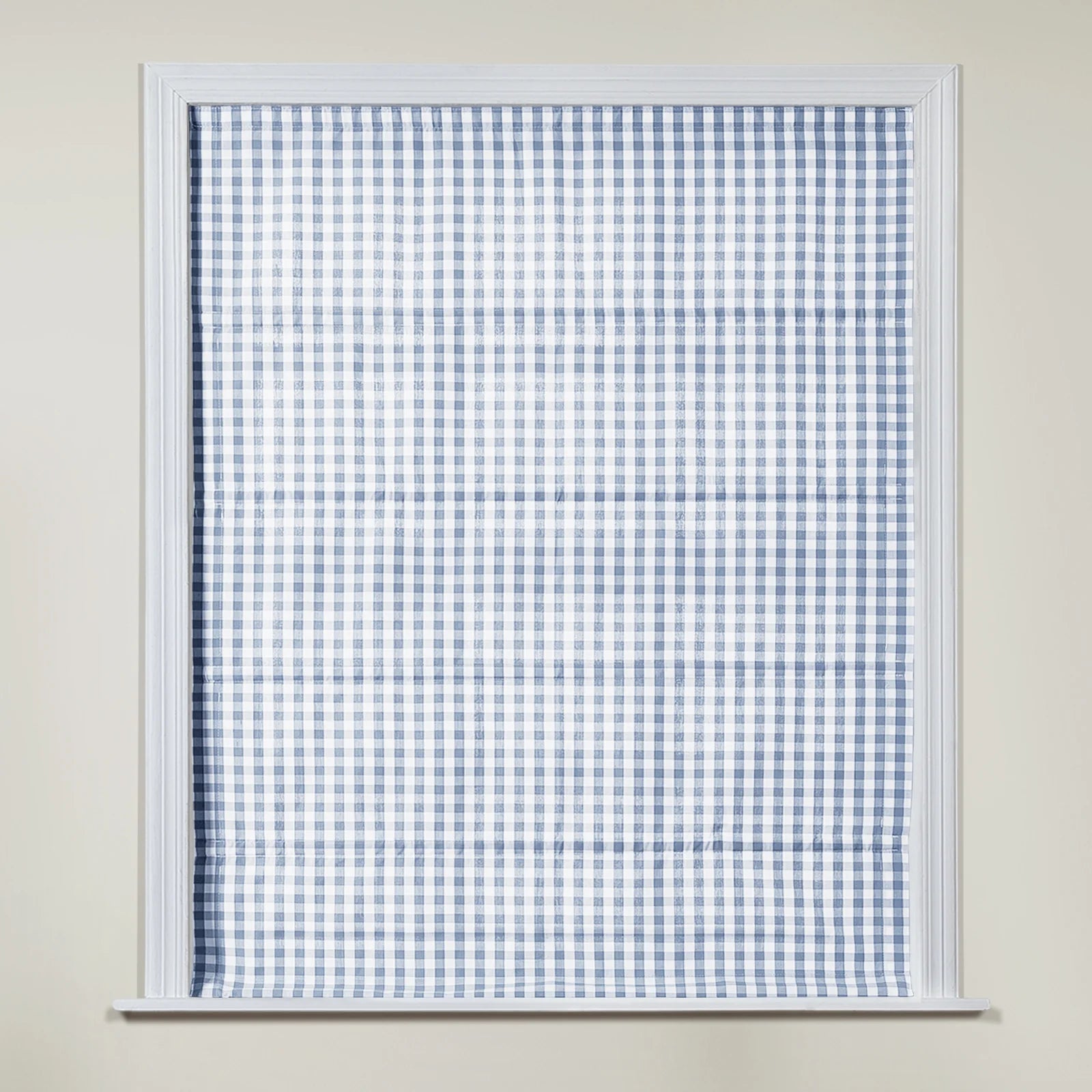 Celia Patterned Cordless Roman Shade Window Treatment - Blackout Fabric for Bedroom & Living Room Privacy & Light Control