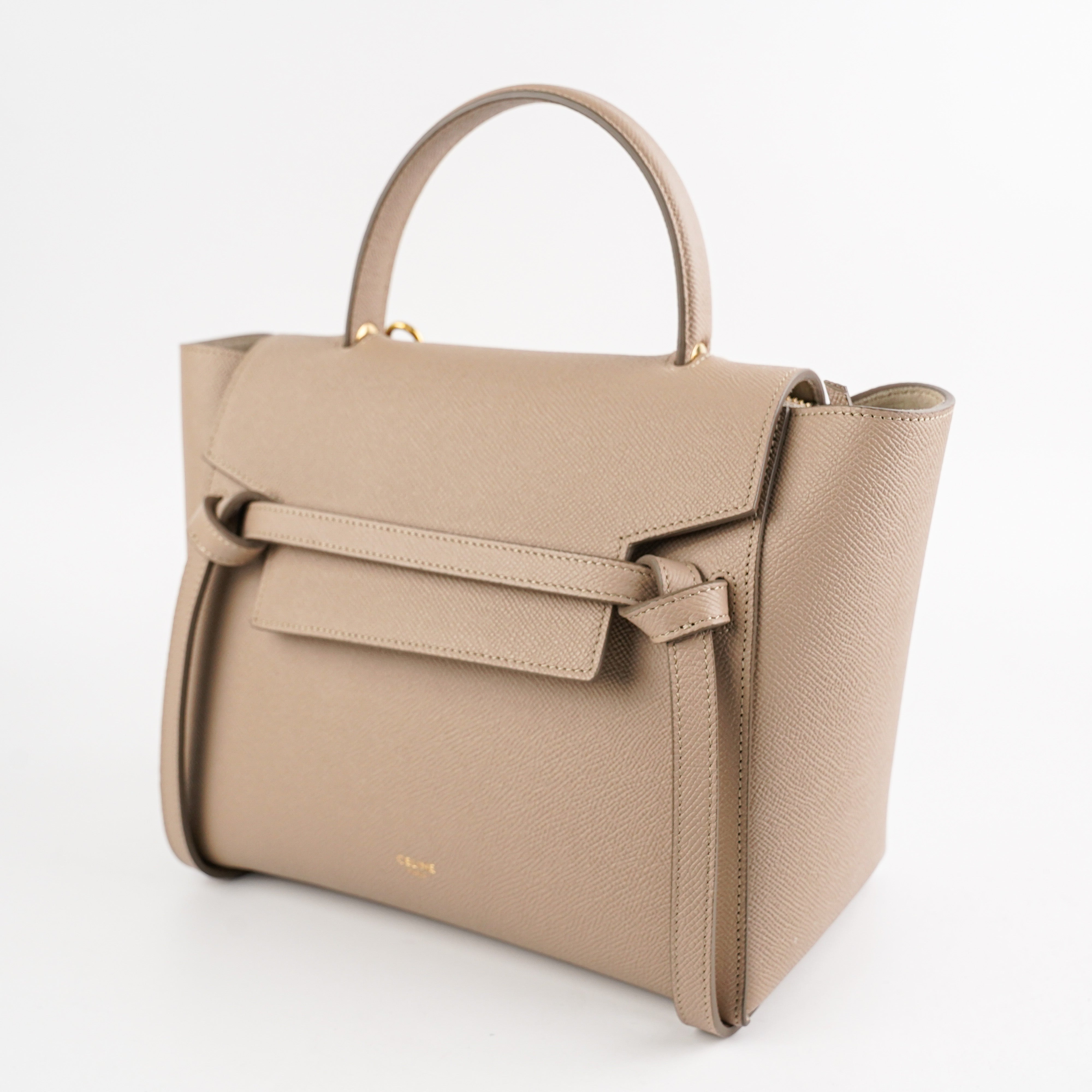 Celine Micro Belt Bag in Beige | Luxury Crossbody Handbag for Women | Perfect for Work, Travel & Everyday Use