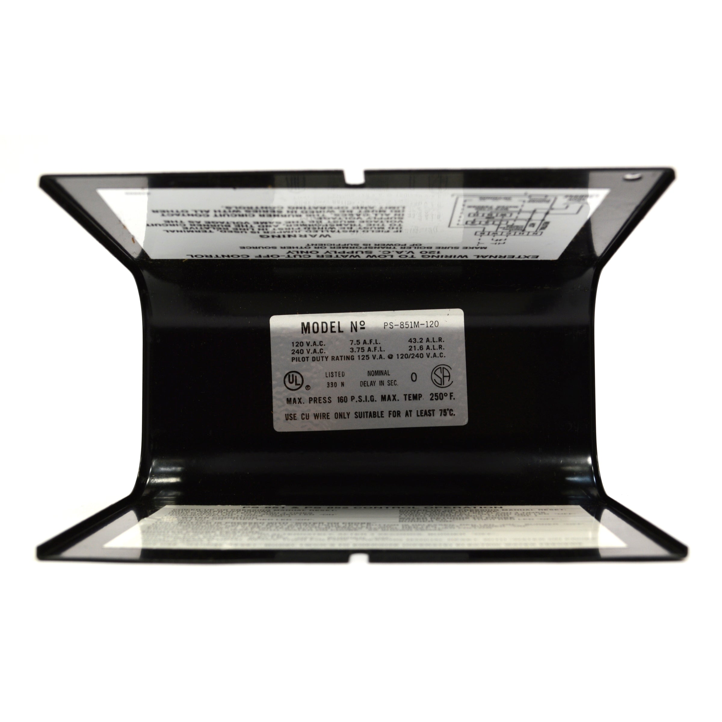 McDONNELL & MILLER GUARD DOG Mo PS 851M 120 Low Water Cut Off for Boilers - Reliable Safety Device for Steam Boiler Systems in Commercial & Industrial Use