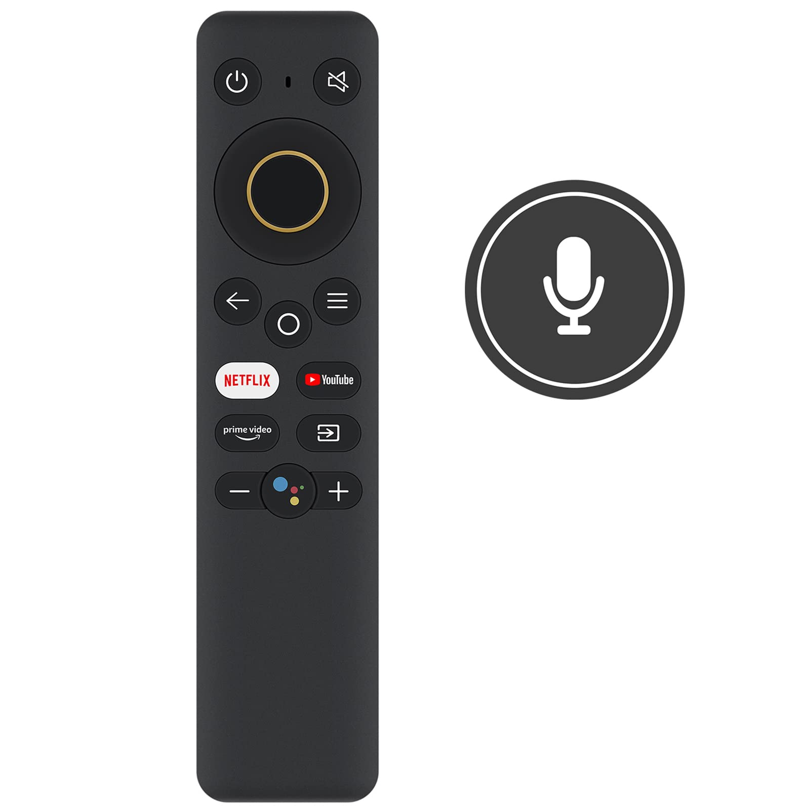Universal Replacement Voice Remote Control for Realme TV Stick 4K RMV2105 & RMV2101 | Compatible with Smart TV, SLED, 4K UHD, Full HD & Google TV Stick | Easy Setup for Streaming, Gaming & Home Entertainment