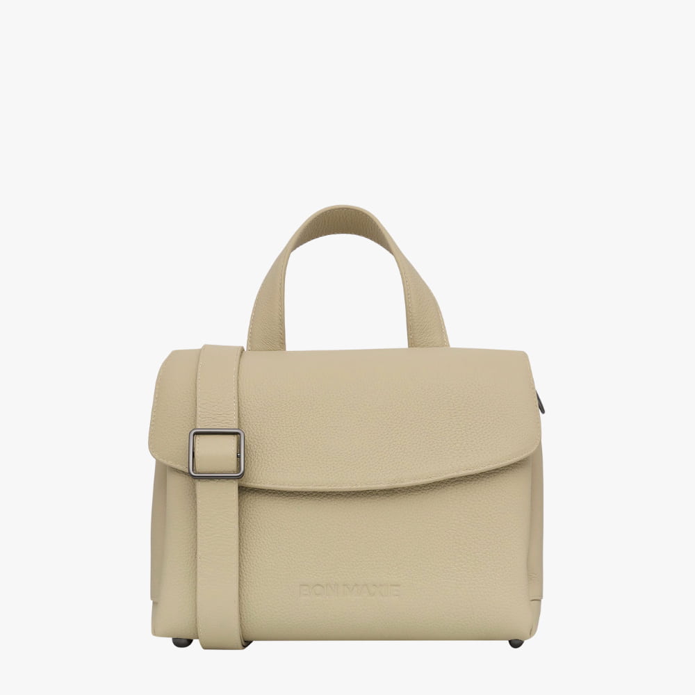 Tryhard Genuine Leather Crossbody Bag for Women - Stylish & Durable Stone Color Purse - Perfect for Daily Use, Travel, and Work Commute