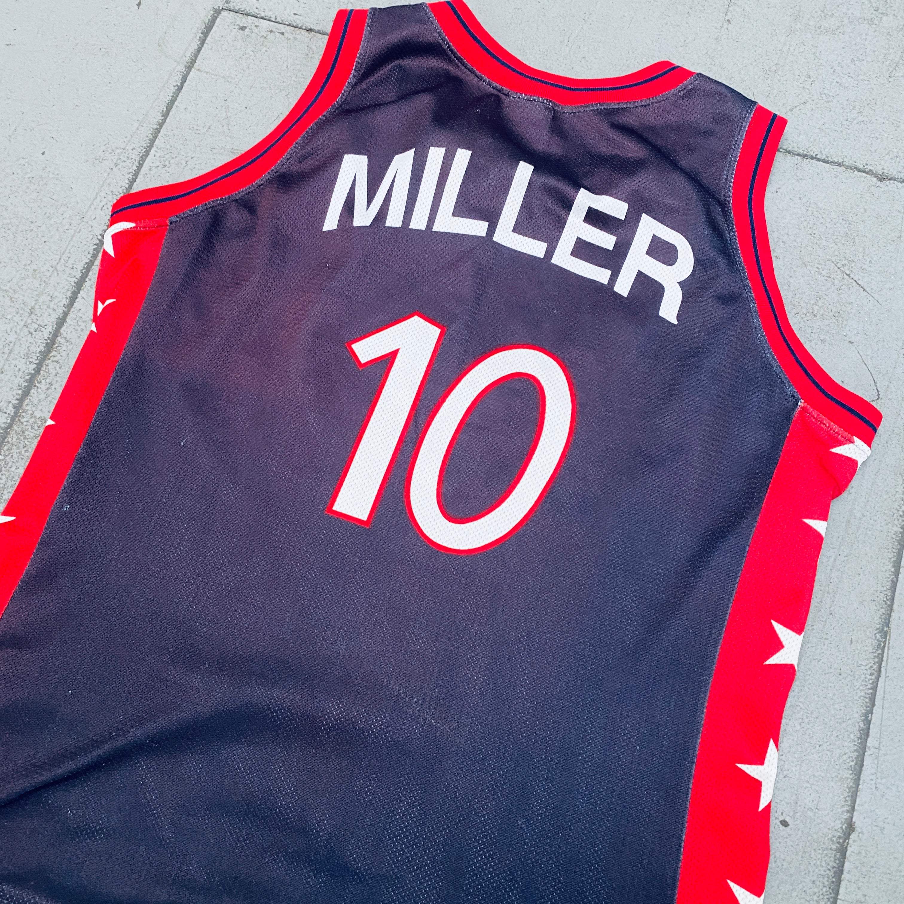 Official Team USA Reggie Miller 1996 Olympic Champion Basketball Jersey - Men's Authentic Replica - Perfect for NBA Fans & Sports Collectors - Game Day, Cosplay & Memorabilia Display