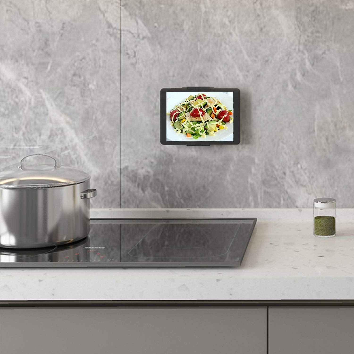 Universal Kitchen Wall Mount Holder for iPad Air/Mini/Pro 10.5