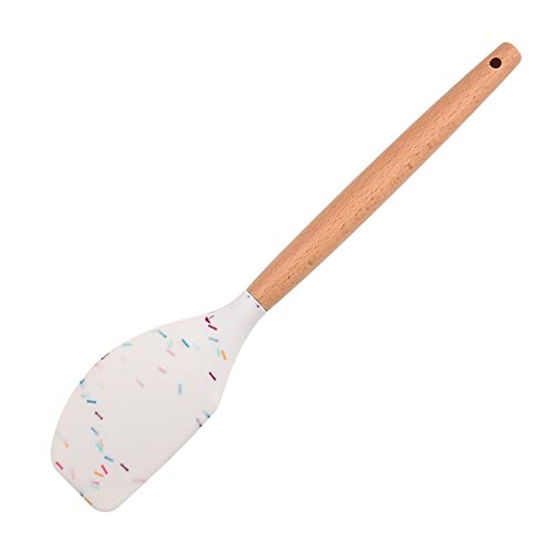 Premium Silicone Spatula Set - Nonstick Wooden Handle Kitchen Utensils for Baking, Cooking & Mixing - Essential Cookware Tools for Home Chefs & Professional Kitchens