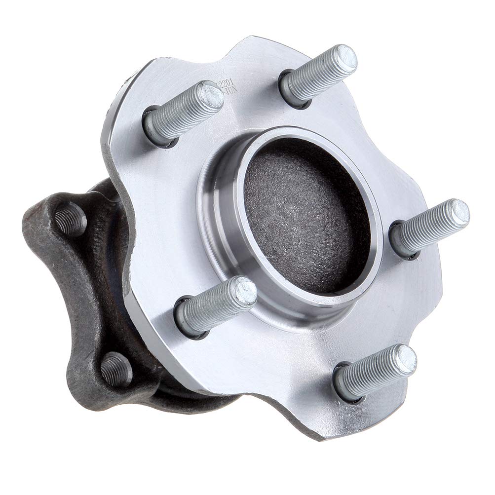 ROADFAR Wheel Bearing and Hub Assembly Kit - Compatible with 2002-2006 Nissan Altima, 2004-2008 Maxima, 2004-2009 Quest Rear Wheel (Part# 512201) | Durable Replacement for Smooth Ride & Vehicle Safety