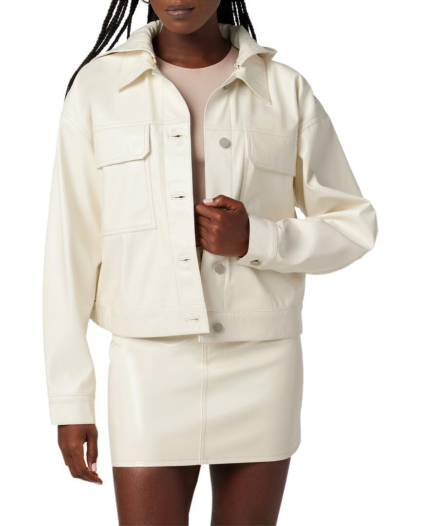 HUDSON Women's Hooded Swing Trucker Jacket - Stylish Casual Outerwear for Fall & Winter | Perfect for Layering, Streetwear & Everyday Comfort