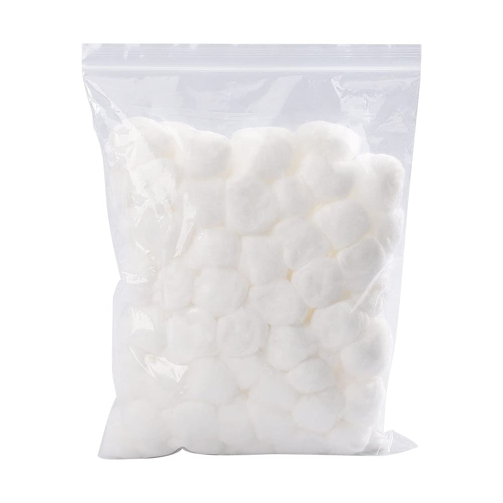 Ghelonadi 100% Pure Cotton Balls for Makeup Removal - Gentle on Eyes, Face & Nails - Hypoallergenic & Soft White Cotton Pads (50 Count) - Perfect for Daily Skincare & Beauty Routine