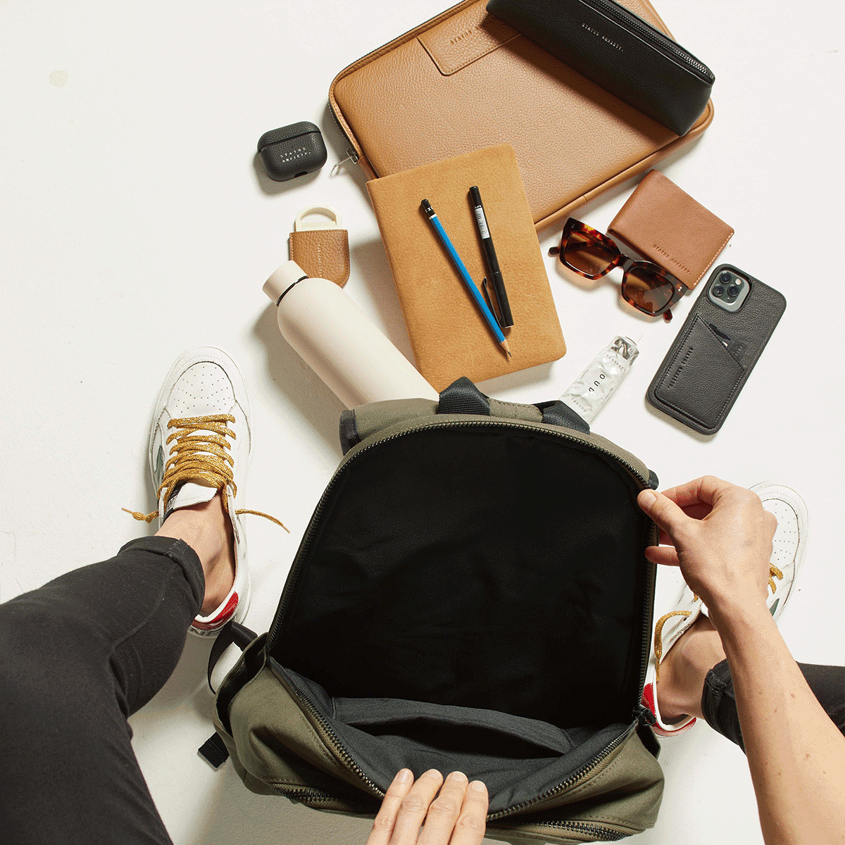 Good Kid Bag Khaki - Durable & Stylish Backpack for School, Travel & Outdoor Adventures | Perfect for Kids & Teens