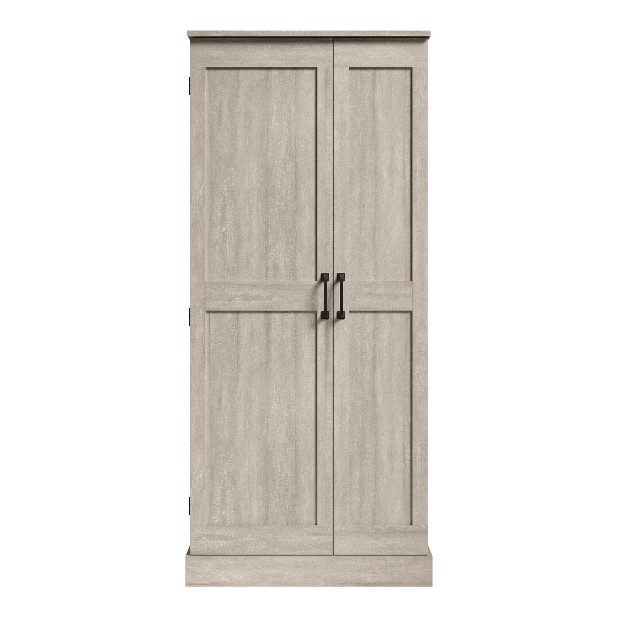 Sauder Spring Maple Finish Storage Cabinet with Swing Out Door - Pantry Organizer for Kitchen, Bathroom & Office Storage Solutions