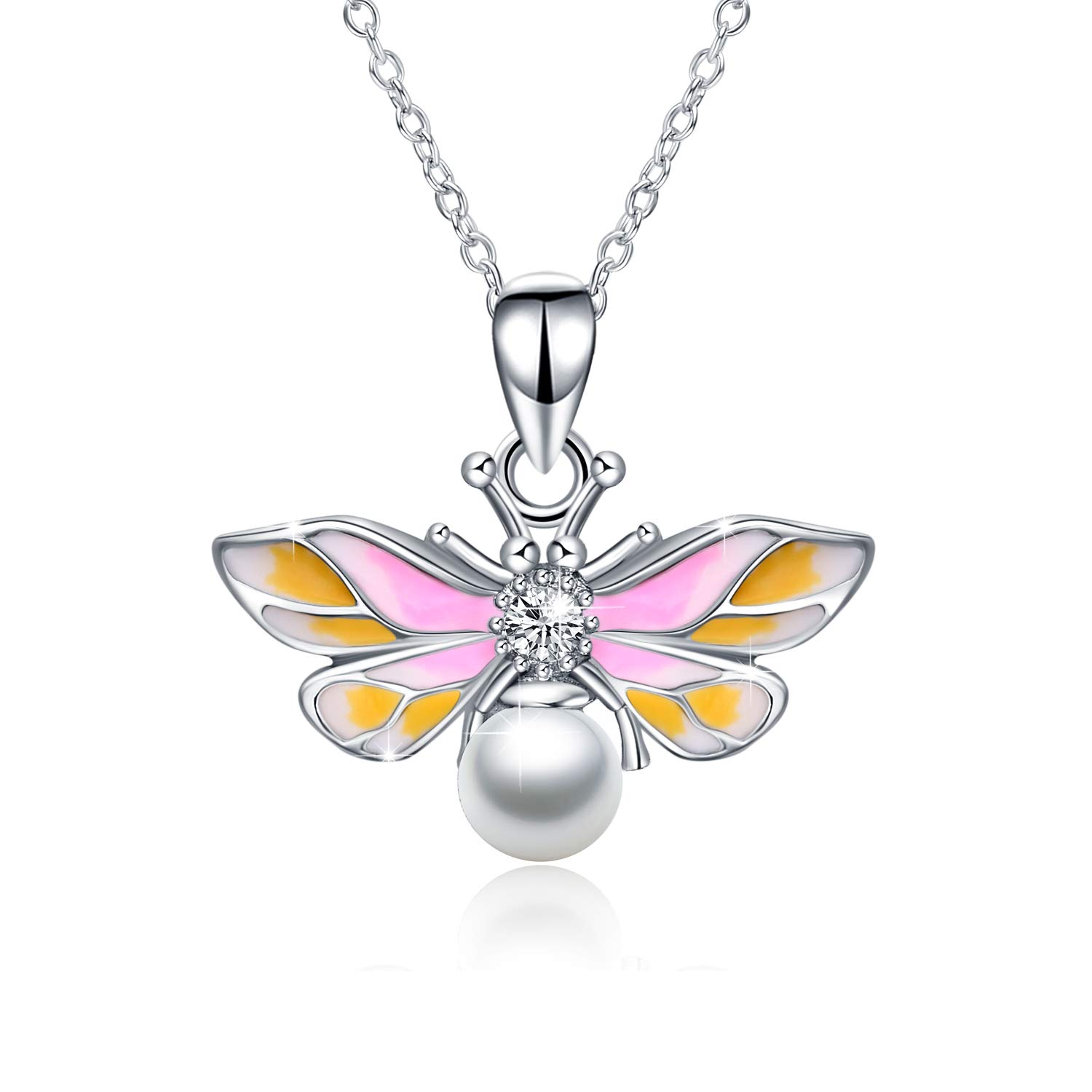 POPKIMI Sterling Silver Animal Necklace - Cute Animal Jewelry Gift for Women, Girls, Mom, Wife - Birthday, Christmas Present for Animal Lovers - Perfect for Casual Wear, Date Nights & Special Occasions
