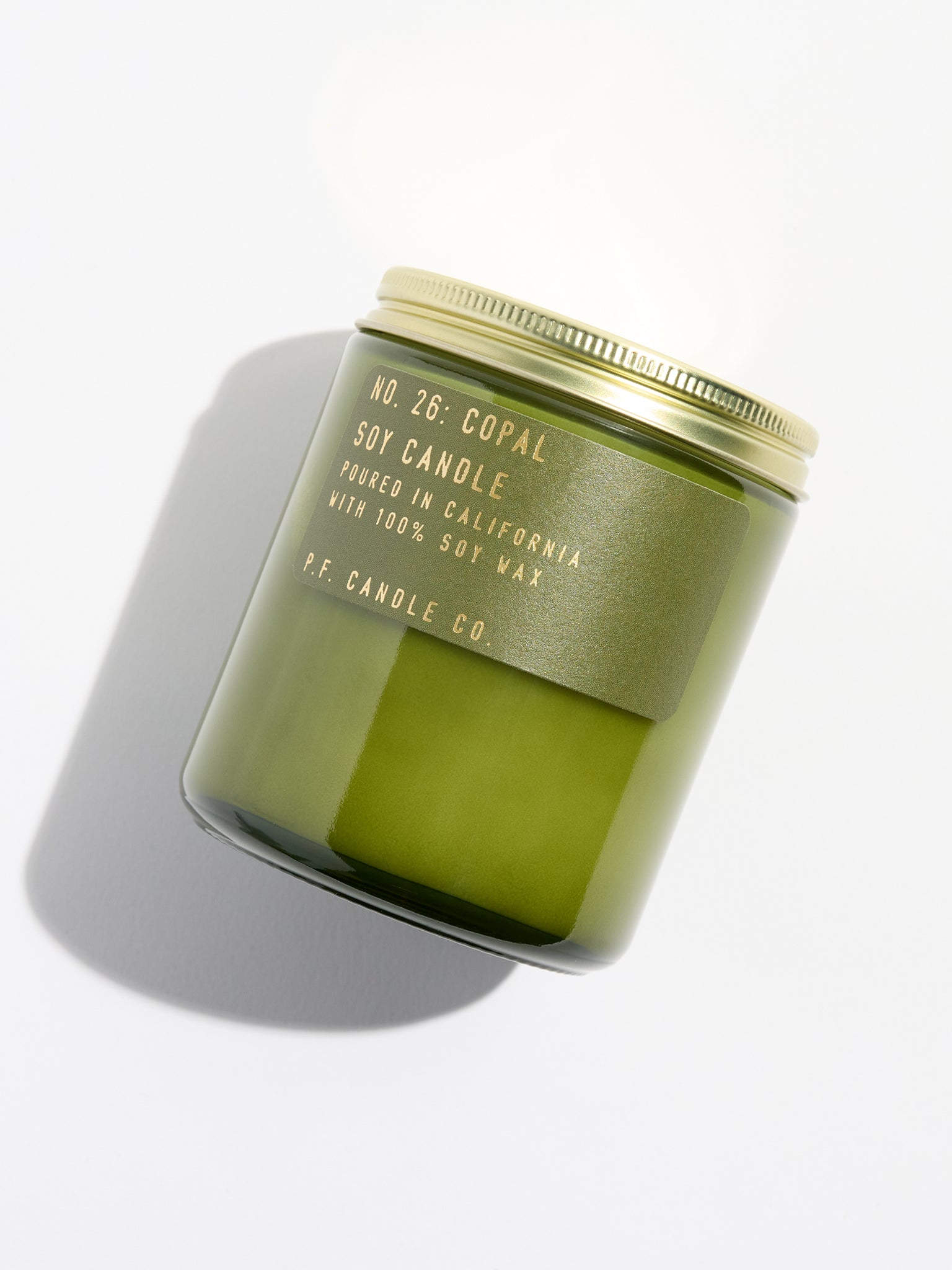 P.F. Candle Co 7.2oz Winter Archive Soy Candle - No.26 Copal | Natural Soy Wax, Long-Lasting Fragrance for Home, Office & Relaxation | Perfect for Winter Evenings, Meditation & Cozy Atmosphere