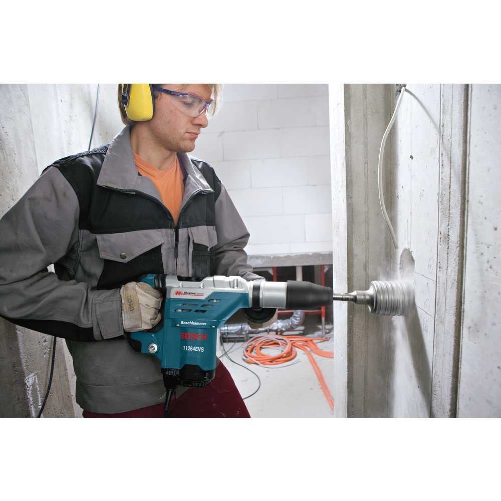 Bosch 11264EVSRT 1-5/8 Inch SDS-max Rotary Hammer Drill - Certified Renewed | Heavy-Duty Concrete Drilling for Construction & Demolition Projects