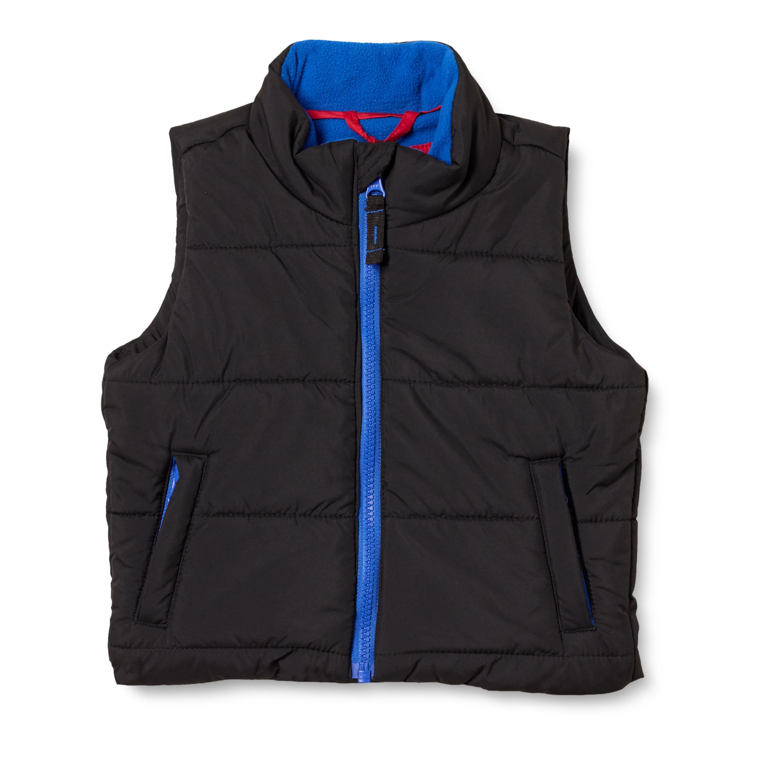 Amazon Essentials Boys & Toddlers' Heavyweight Puffer Vest - Warm Winter Jacket for Outdoor Play, School & Cold Weather Activities