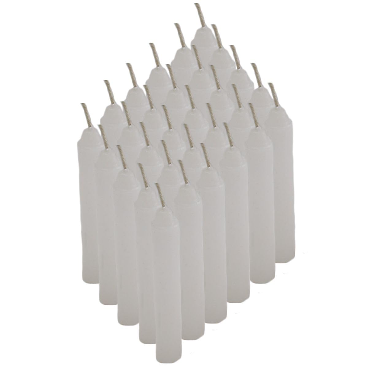 Premium White Mini Tea Light Candles - 50 Pack, Unscented Small Candles for Weddings, Parties, Home Decor & Romantic Ambiance