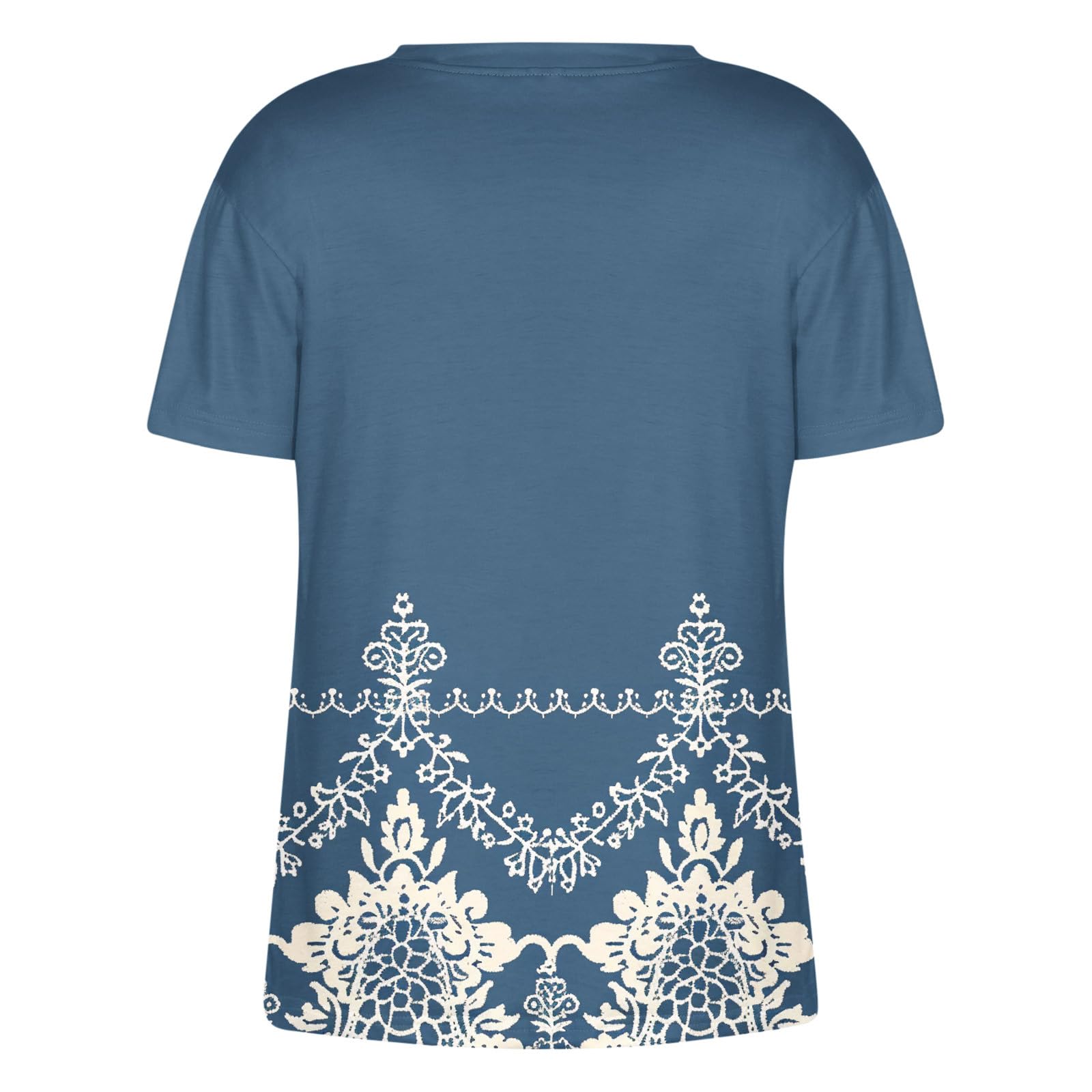 Women's Summer Short Sleeve Floral T-Shirts - Colorful Graphic Casual Blouses for Beach, Vacation & Everyday Wear
