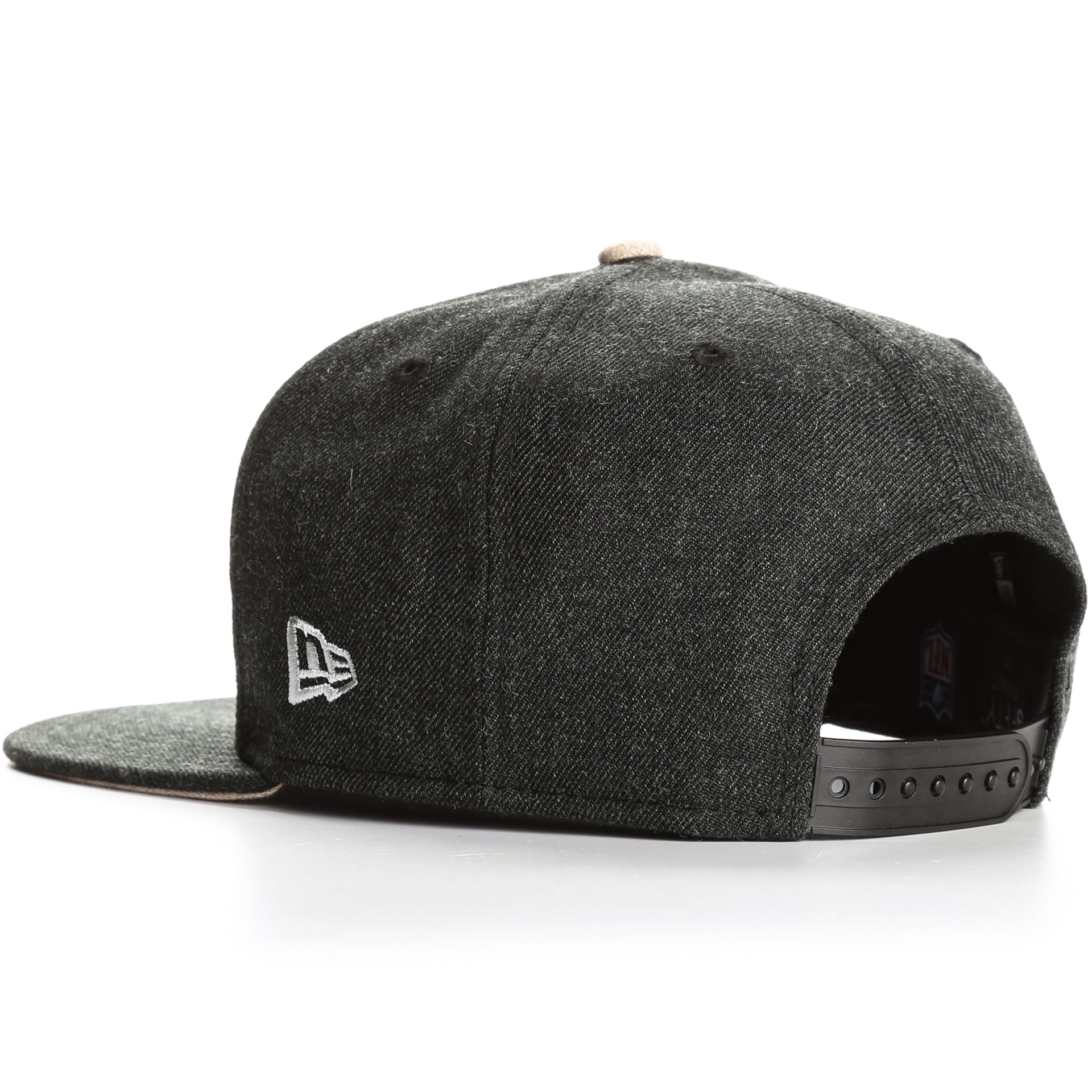 New Era 9Fifty Heather Hype Snapback Oakland Raiders Hat - Heather Charcoal Adjustable Baseball Cap for Men & Women - Perfect for Sports Fans, Game Day & Streetwear Fashion