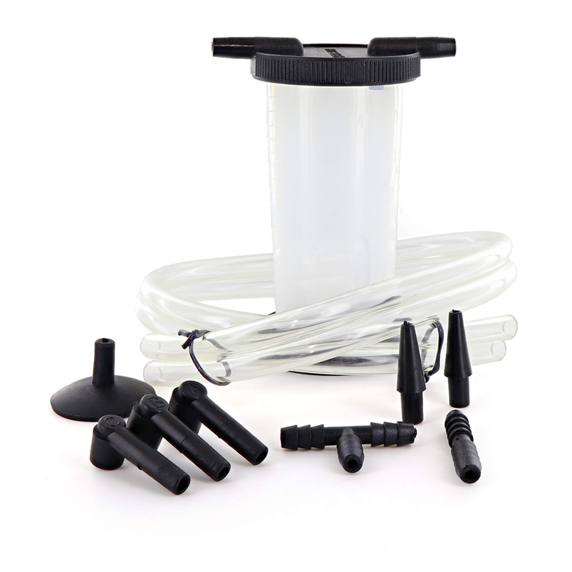 Ram-Pro Handheld Vacuum Brake Bleeder Kit - Automotive Brake & Clutch Bleeding System with Pressure Pump & Leakage Tester - Perfect for DIY Car Maintenance, One-Man Brake Fluid Change & Hydraulic System Repair
