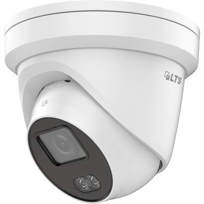 4MP Color 247 Outdoor Security Camera - 4mm Lens, IP Network Turret Camera with RJ45 Connection for Home & Business Surveillance (LTS CMIP3C42W-M)