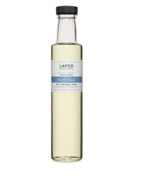 LAFCO Reed Diffuser Refill - Sea & Dune Scented Oil for Home Fragrance | Aromatherapy for Living Room, Bedroom & Bathroom