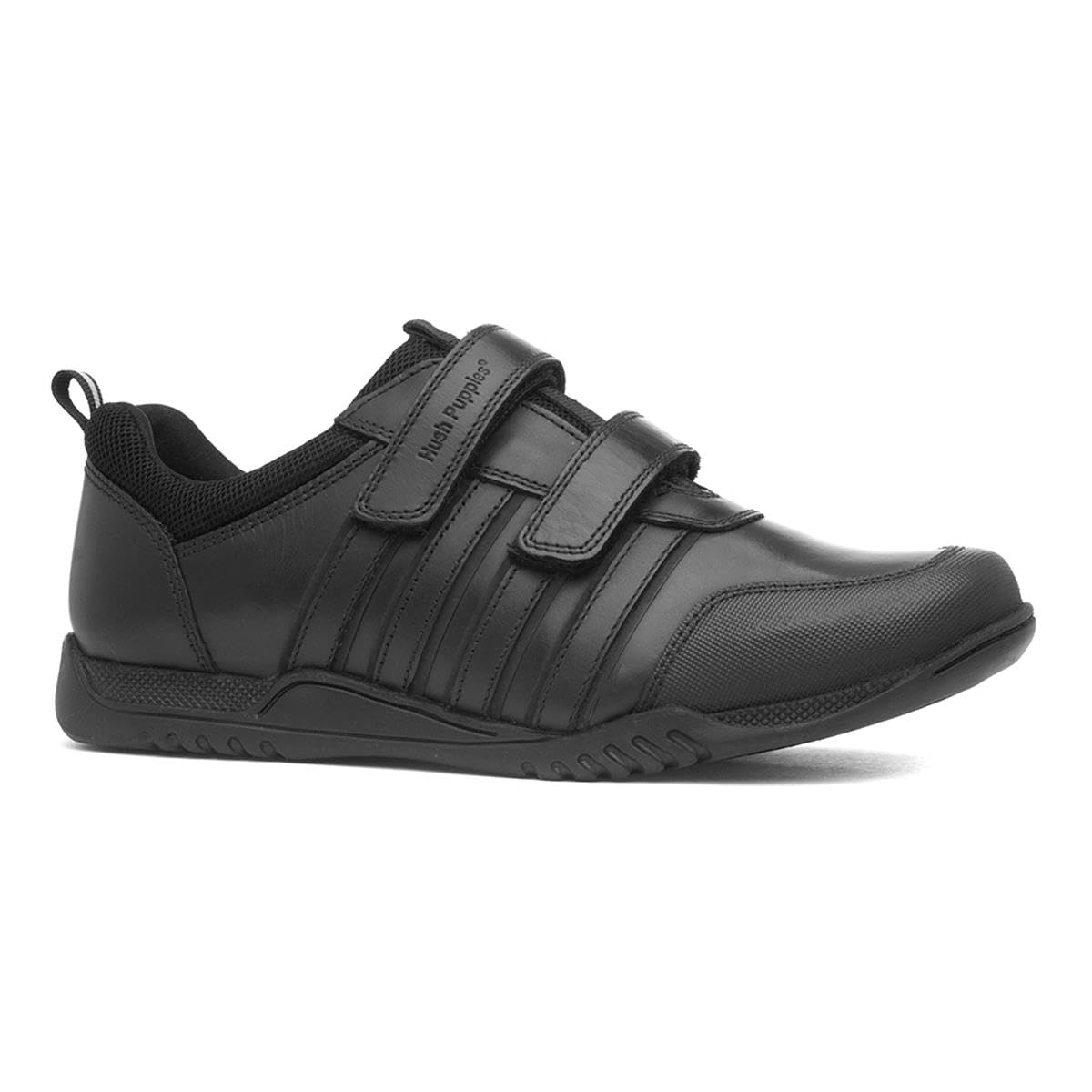 Hush Puppies Boys' Comfortable Flat School Uniform Shoes - Lightweight & Durable for Daily Wear, Classroom & Playground Activities