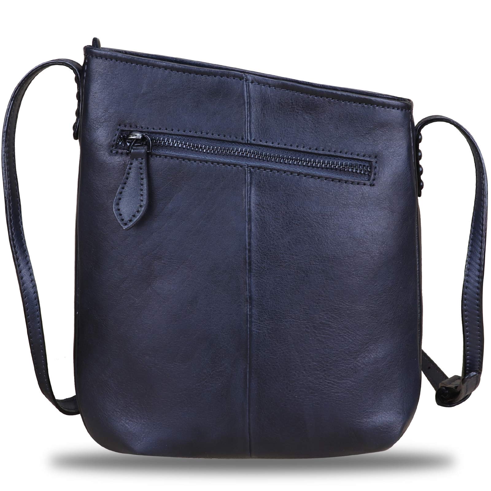 Genuine Leather Crossbody Bags for Women - Handmade Retro Satchel Purse Small Designer Shoulder Bag | Perfect for Everyday Use, Travel & Date Night