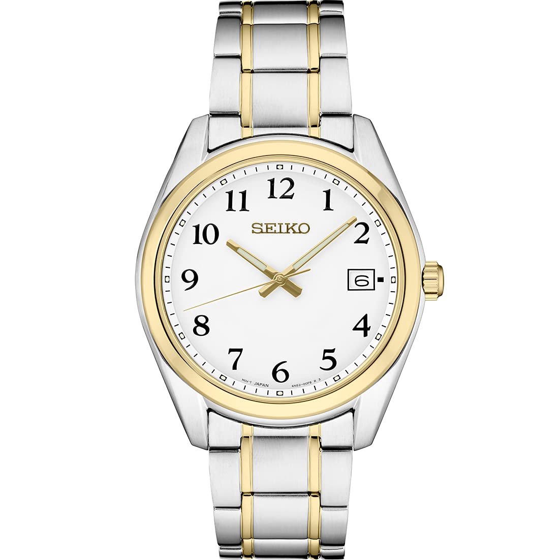 Seiko Men's Japanese Quartz Dress Watch - Stainless Steel Strap, Silver Dial, 10 ATM Water Resistance (Model SUR460) | Perfect for Business, Formal Events & Everyday Wear