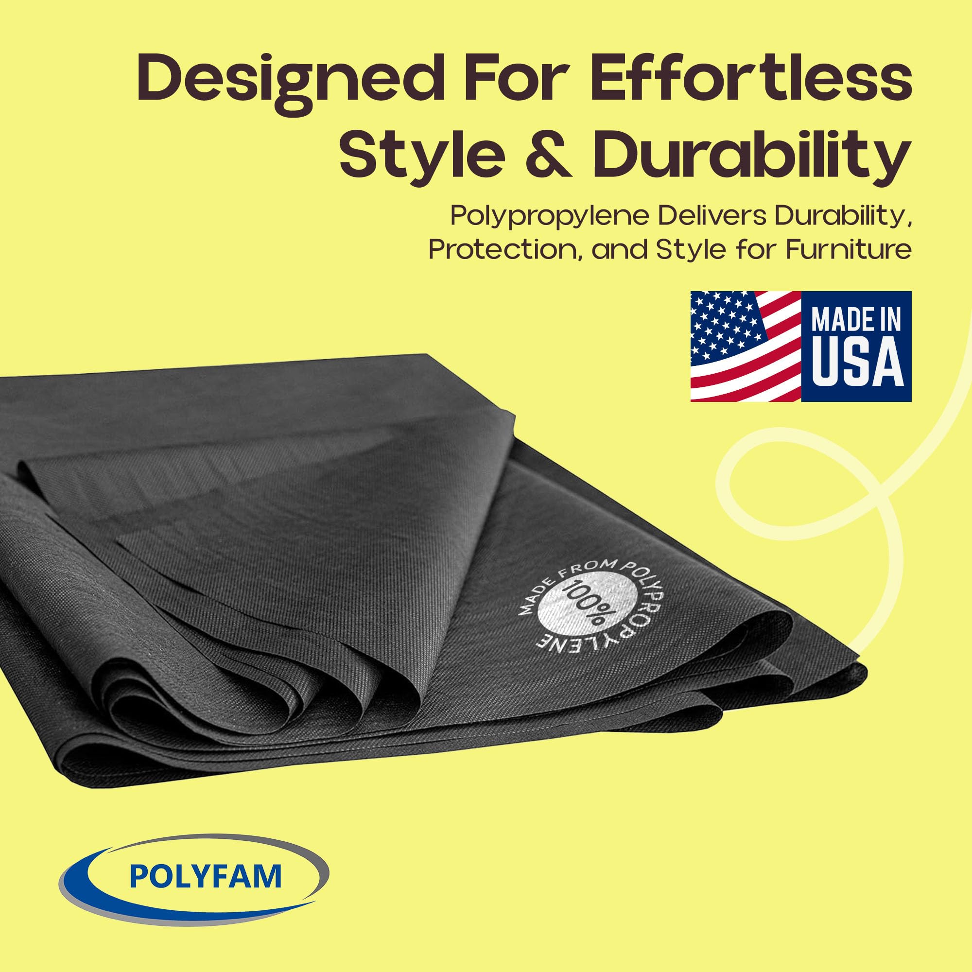 Dustproof Mattress Cover - Bottom Fabric for Box Spring or Foundation - Breathable Cambric Dust Cover for Twin/Twin XL Bed (40