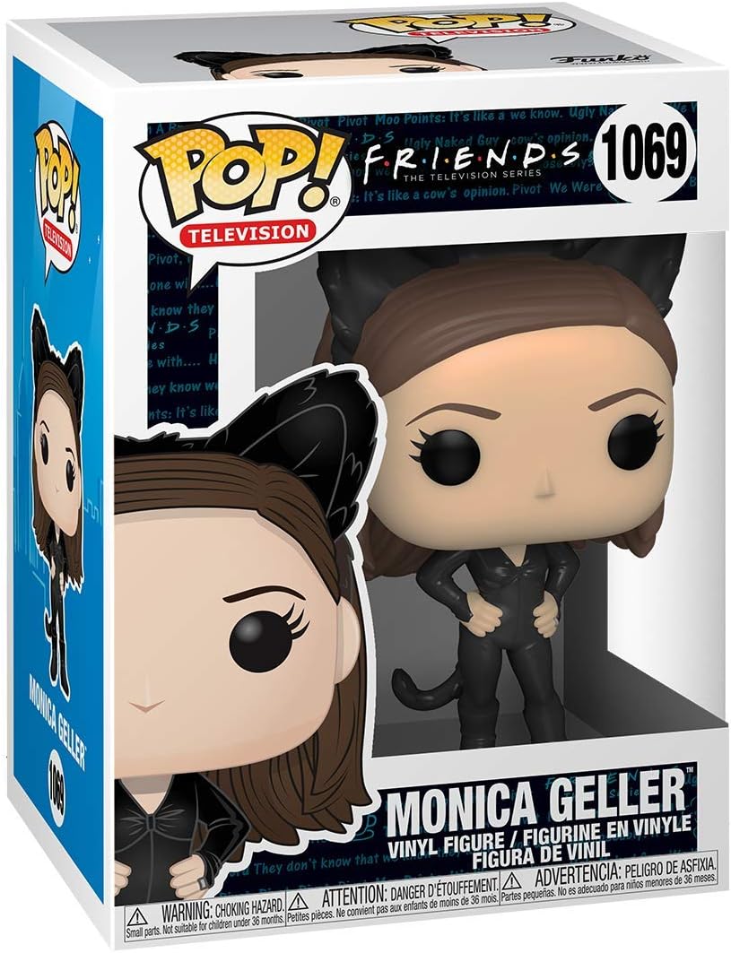Friends TV Show Monica Geller as Catwoman Cosplay Costume #1069 - Perfect for Halloween, Comic Con & Themed Parties