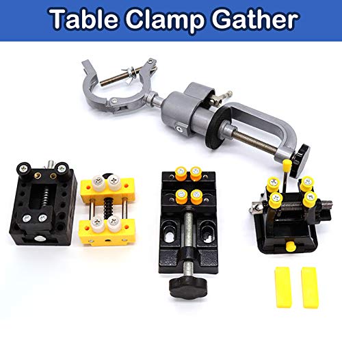 Mini Table Vise Clamp - Small Bench Vice for Jewelry Making, Walnut Repair, DIY Sculpture & Wood Carving - Perfect for Crafting, Model Building & Workshop Projects