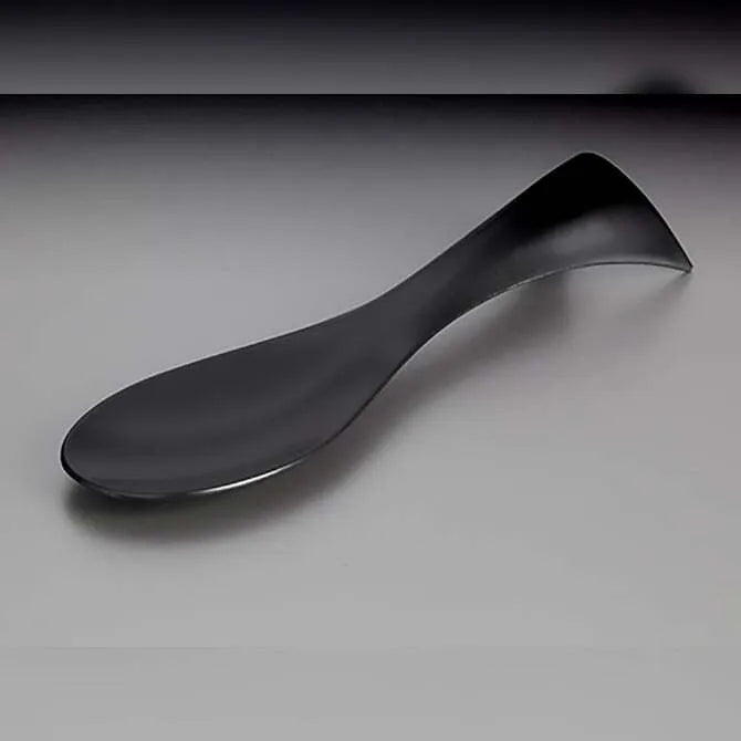 Eco-Friendly Compostable Bioplastic Tasting Spoon - Black | Perfect for Food Sampling, Catering Events & Sustainable Parties
