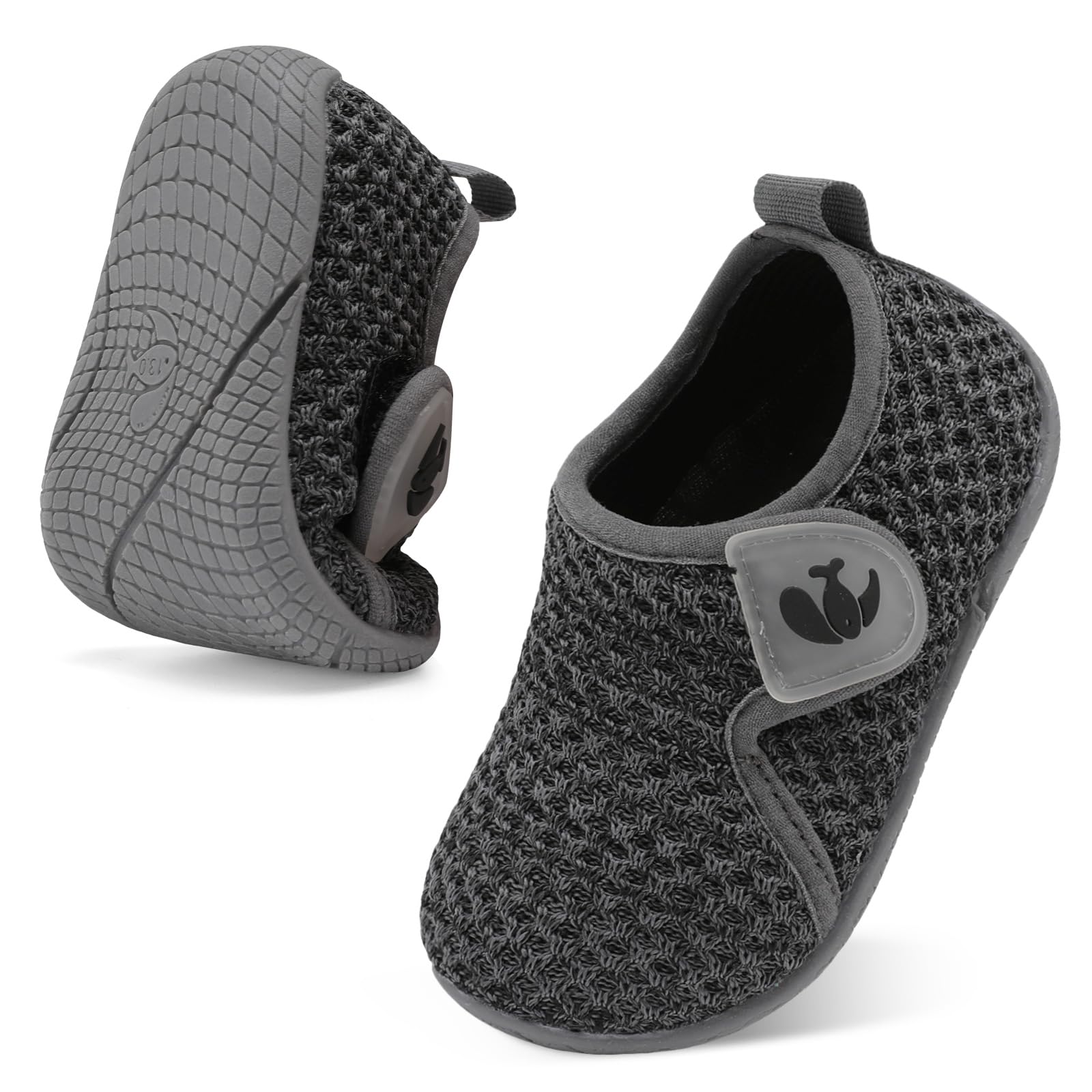 FEETCITY Slip-On Toddler Walking Shoes for Boys & Girls - Lightweight Barefoot Sneakers for Kids, Casual School & Sports - Perfect for Playtime, Preschool & Outdoor Activities