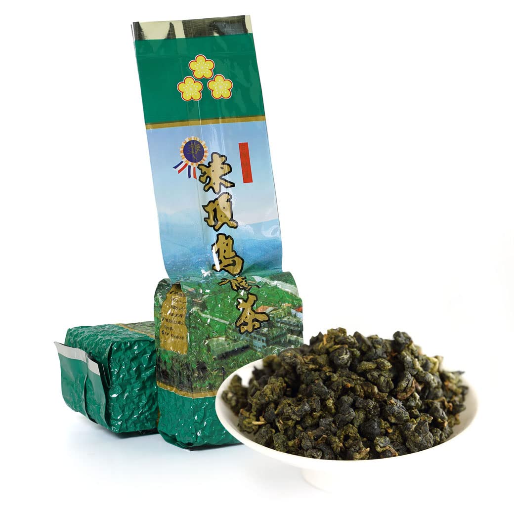 Premium Taiwan Dong Ding Oolong Tea Loose Leaf - 250g (8.8oz) x 4 Pack - High Mountain Green Oolong Tea for Daily Brewing, Gift Giving & Tea Ceremonies