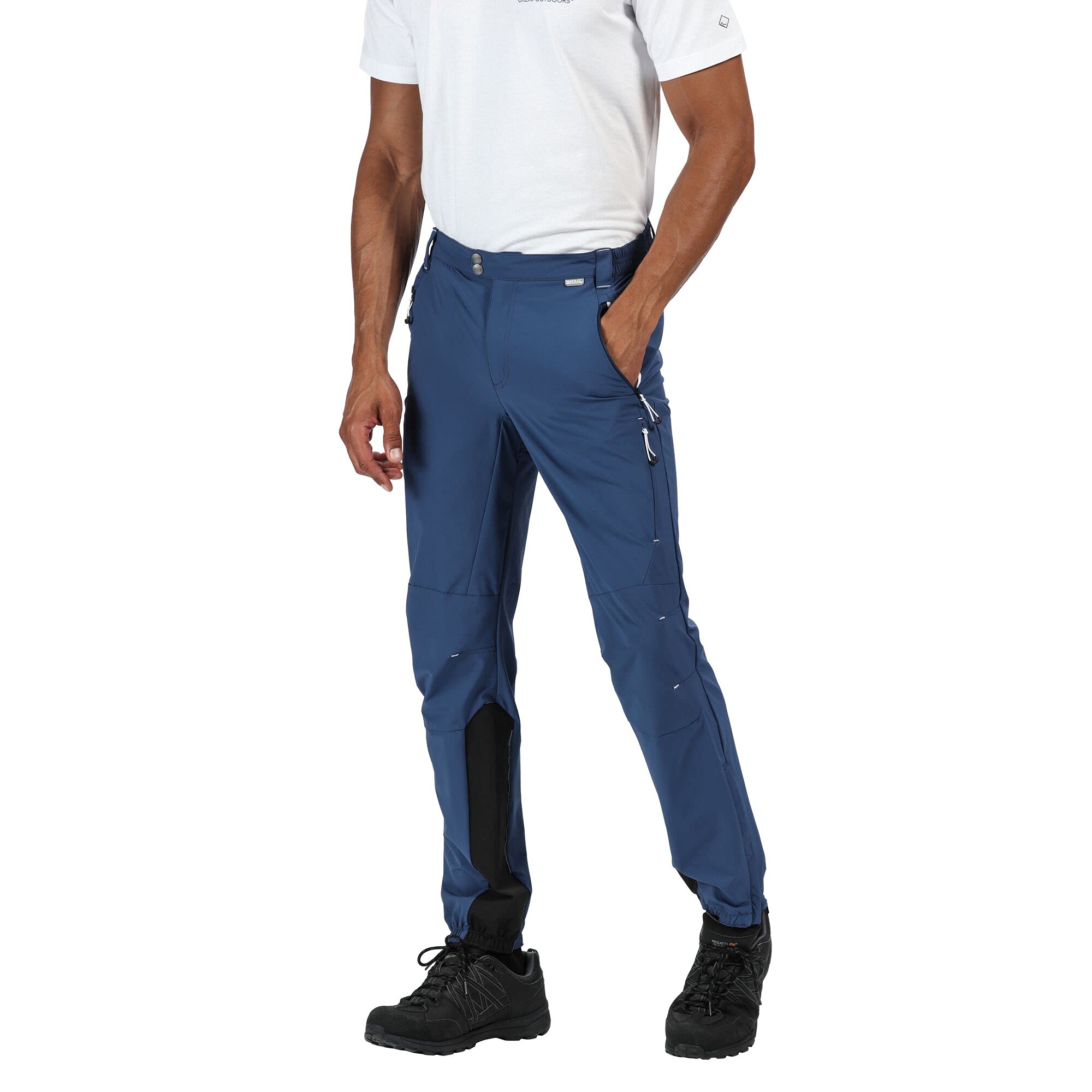 Regatta Men's Mountain II Hiking Pants - Lightweight, Water-Resistant Outdoor Pants for Hiking, Camping & Trekking